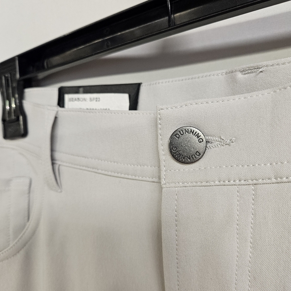 Dunning Player Fit 34 x 32 Stretch Performance Nylon Golf Pants Arctic NWT $148 - Picture 2 of 9